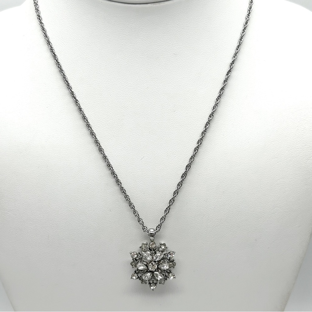 Charter Club Crystal Pendant Necklace